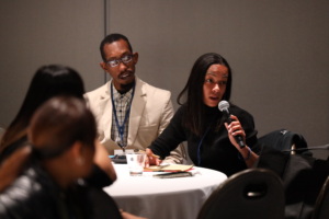 CAC members at a conference workshop